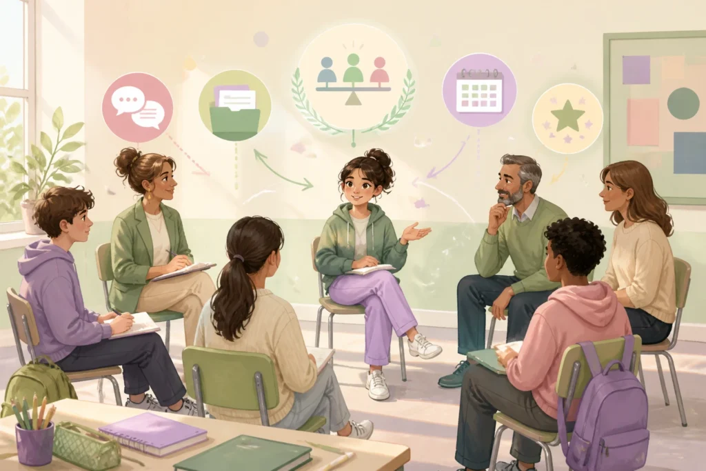 Déroulement du conseil de classe : qui décide quoi